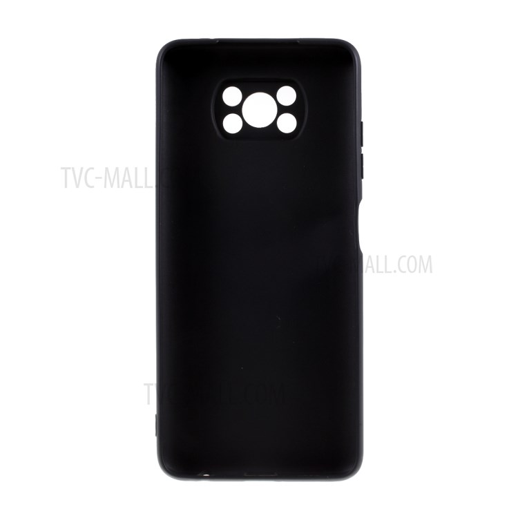 Solid Color Candy TPU Shell with Lanyard for Xiaomi Poco X3/Poco X3 NFC Phone Case - Black-9