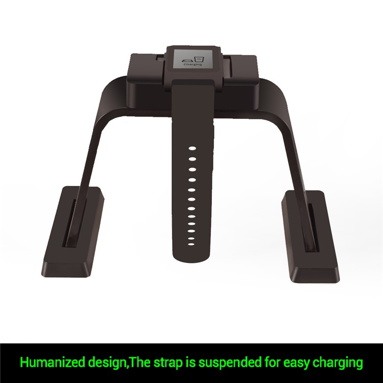 For Pebble 2+ / 2 SE Charging Dock Station Charger Stand Cradle - Black-3