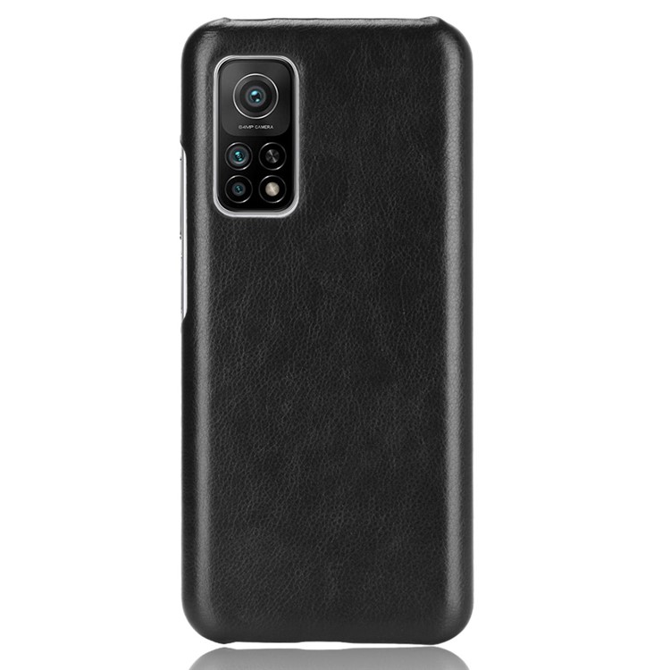Litchi Texture PU Leather Coated PC Mobile Casing for Xiaomi Mi 10T 5G / Mi 10T Pro 5G / Redmi K30S - Black-2