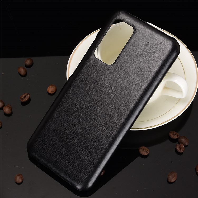 Litchi Texture PU Leather Coated PC Mobile Casing for Xiaomi Mi 10T 5G / Mi 10T Pro 5G / Redmi K30S - Black-5