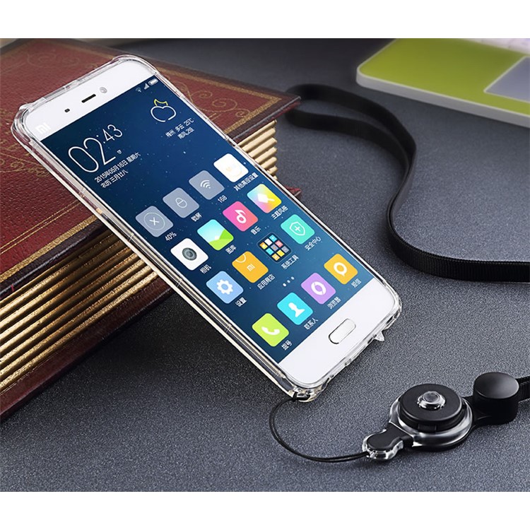 BOW Drop-Proof Clear Soft TPU Shell Cover Case for Xiaomi Mi 5-11