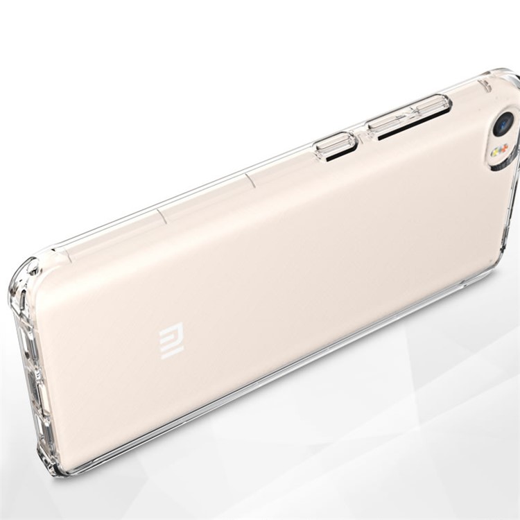 BOW Drop-Proof Clear Soft TPU Shell Cover Case for Xiaomi Mi 5-7