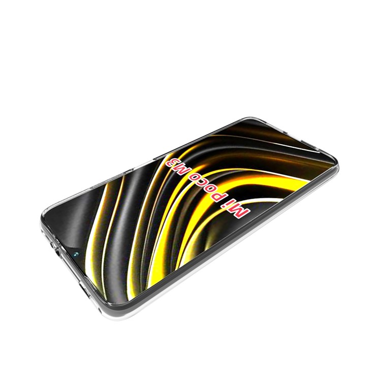 10Pcs/Pack Protective Case Watermark Resistant Flexible TPU Cover for Xiaomi Poco M3-5