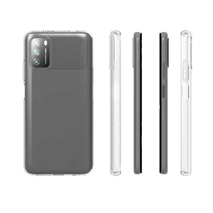 10Pcs/Pack Protective Case Watermark Resistant Flexible TPU Cover for Xiaomi Poco M3-8