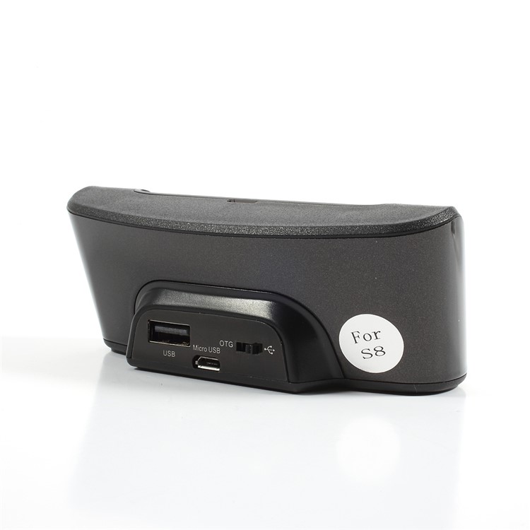 Desktop USB OTG Cradle Data Sync Charger Dock for Samsung Galaxy S8 SM-G950 - Black-2