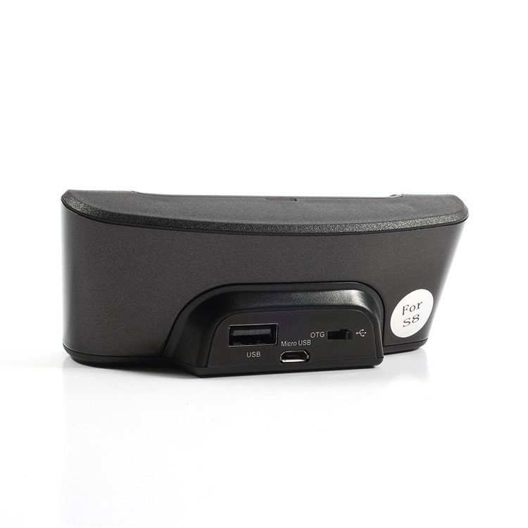 Desktop USB OTG Cradle Data Sync Charger Dock for Samsung Galaxy S8 SM-G950 - Black-4