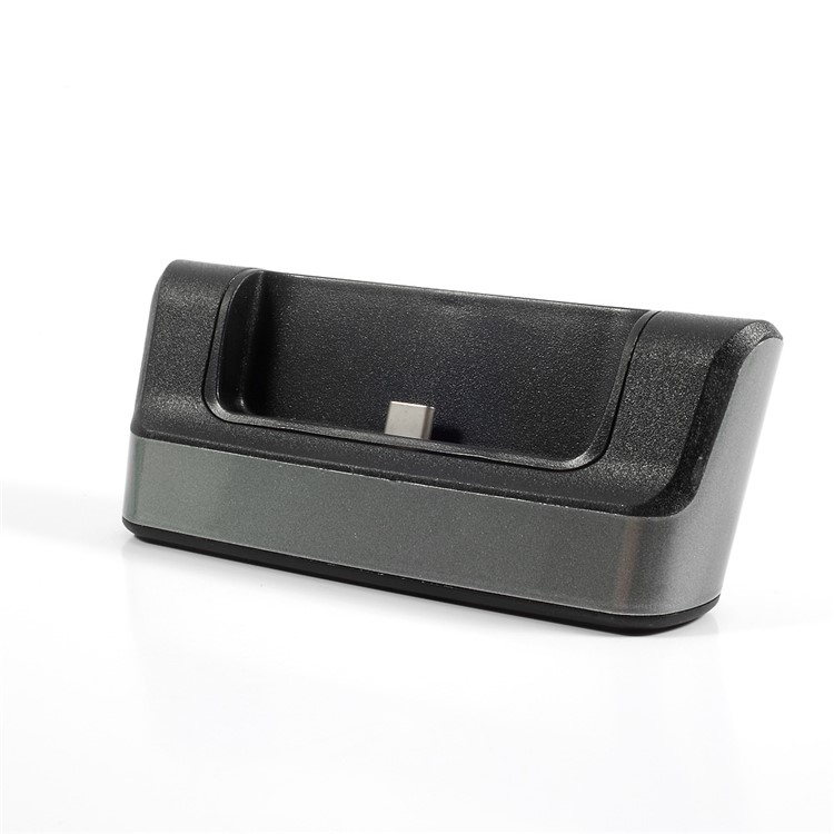 Desktop USB OTG Cradle Data Sync Charging Dock Stand Holder for Samsung Galaxy S8 SM-G950 - Grey-1
