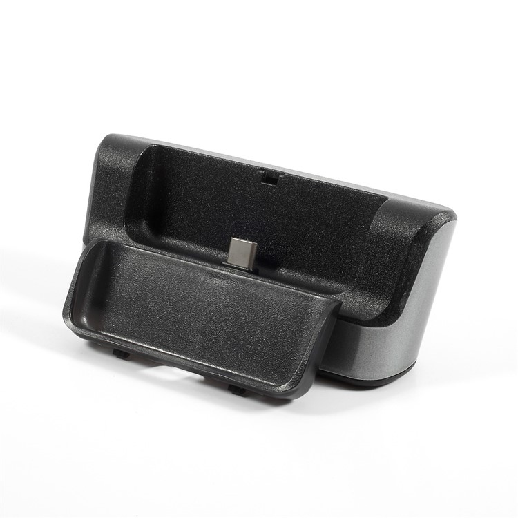 Desktop USB OTG Cradle Data Sync Charging Dock Stand Holder for Samsung Galaxy S8 SM-G950 - Grey-3
