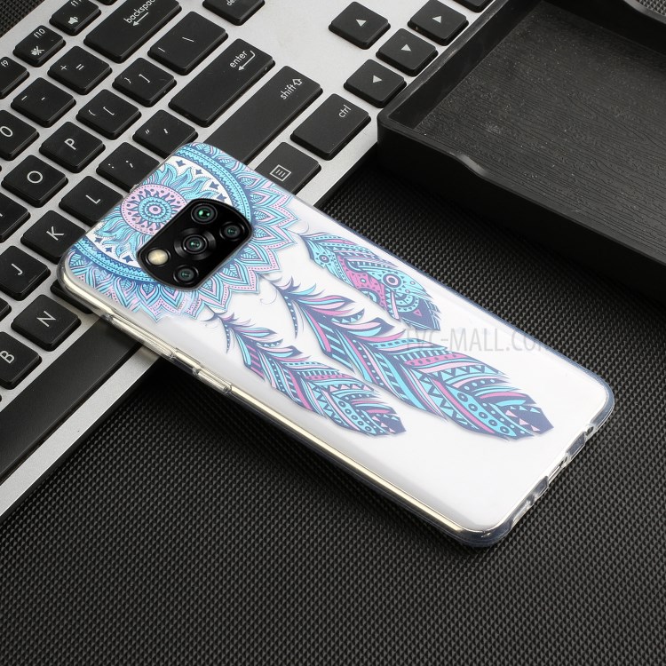 Pattern Printing TPU Phone Case Clear Phone Shell for Xiaomi Poco X3 NFC / Poco X3 - Dream Catcher-5