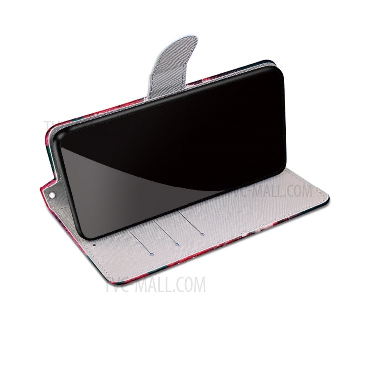 Anti-Drop Wallet Stand Case with Pattern Printing for Xiaomi Mi 10T 5G/10T Pro 5G/Redmi K30S - Eiffel Tower-4