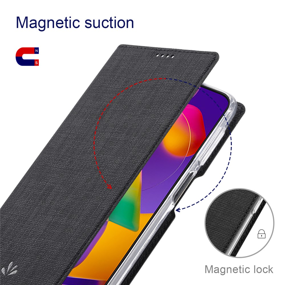 VILI DMX Series Full Protection Leather Stand Case with Card Slot for Xiaomi Mi 10T Lite 5G/Redmi Note 9 Pro 5G - Black-2