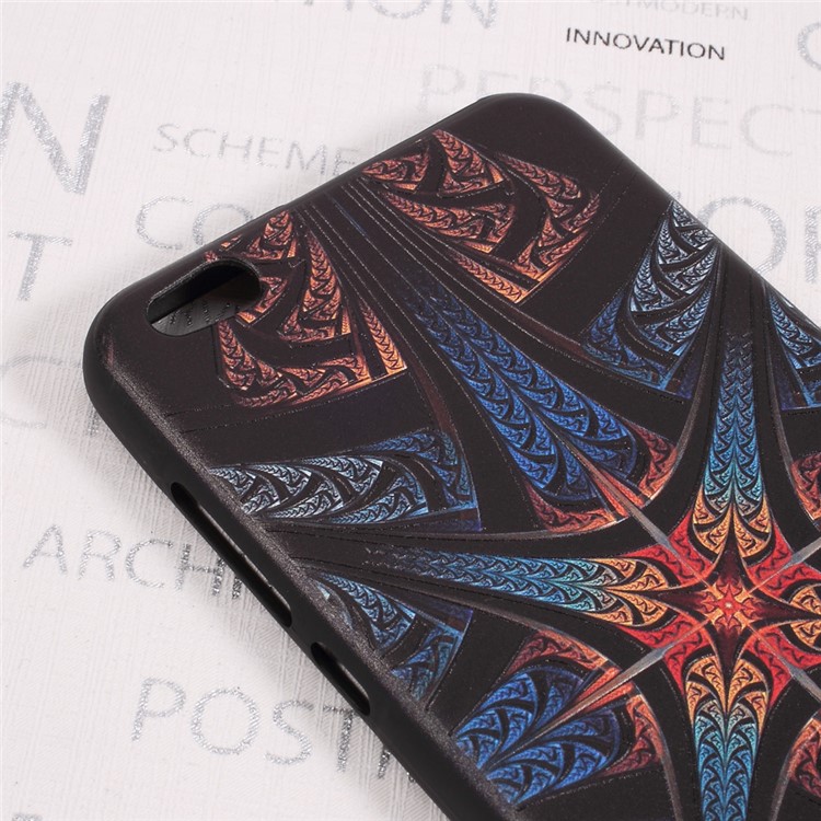 Embossed Pattern TPU Back Phone Case for Xiaomi Mi 5c - Colorized Pattern-4