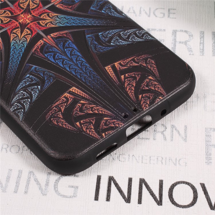 Embossed Pattern TPU Back Phone Case for Xiaomi Mi 5c - Colorized Pattern-5