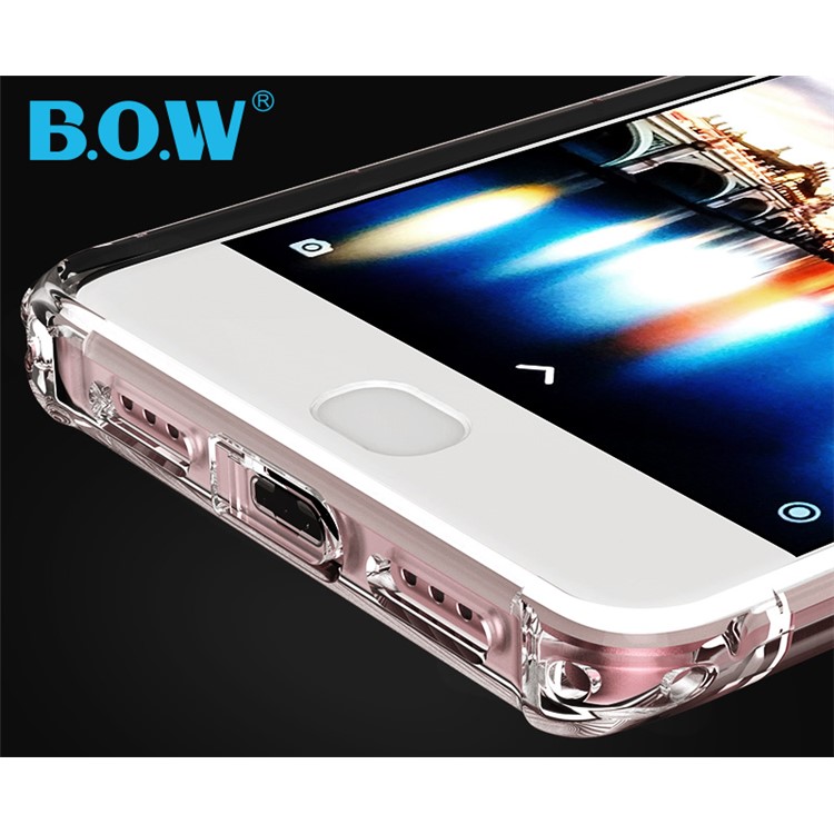 BOW Drop-Proof Clear Soft TPU Back Phone Shell for Xiaomi Mi 5s - Transparent-4