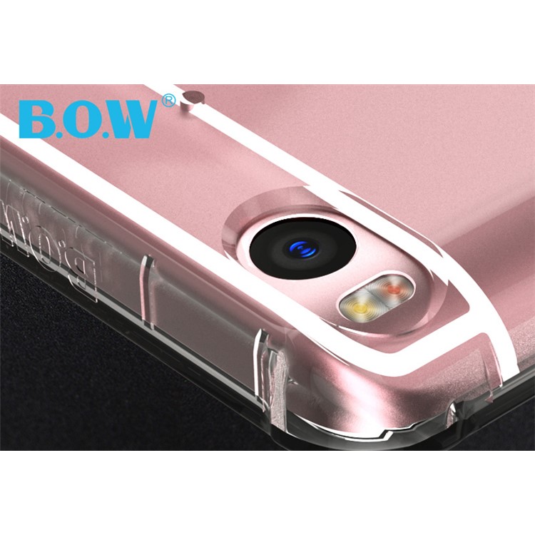BOW Drop-Proof Clear Soft TPU Back Phone Shell for Xiaomi Mi 5s - Transparent-6