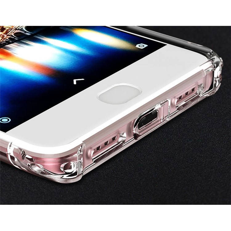 BOW Drop-Proof Clear Soft TPU Back Phone Shell for Xiaomi Mi 5s - Transparent-9