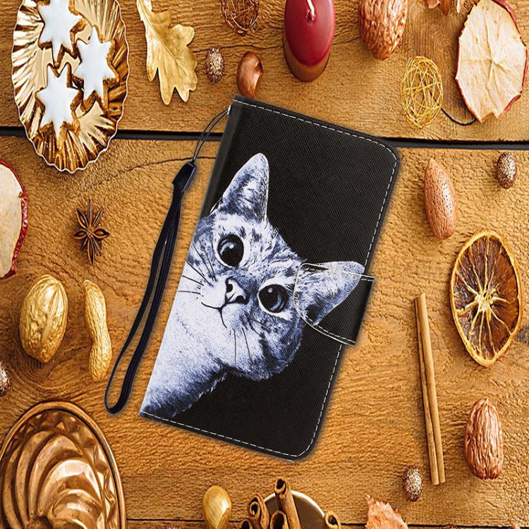 PU Leather Wallet Stand Phone Case for Xiaomi Mi 10T Pro 5G / Mi 10T 5G / Redmi K30S - Cute Cat-7