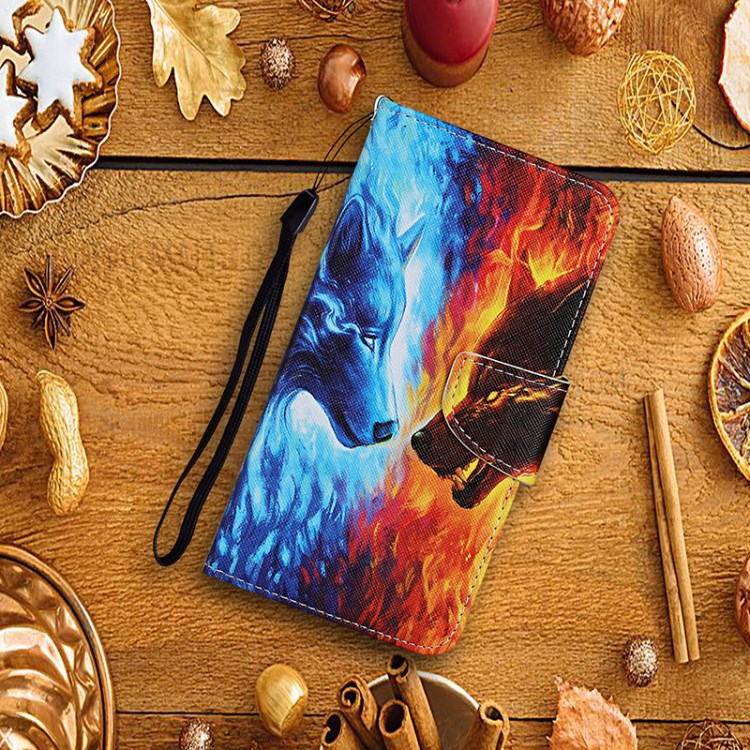 PU Leather Wallet Stand Phone Case for Xiaomi Mi 10T Pro 5G / Mi 10T 5G / Redmi K30S - Two Wolf-7