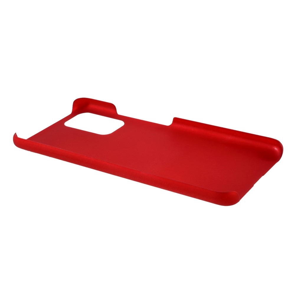 Bright Finish Rubberized PC for Xiaomi Redmi Note 9 4G (Qualcomm Snapdragon 662) Cell Phone Cover - Red-6