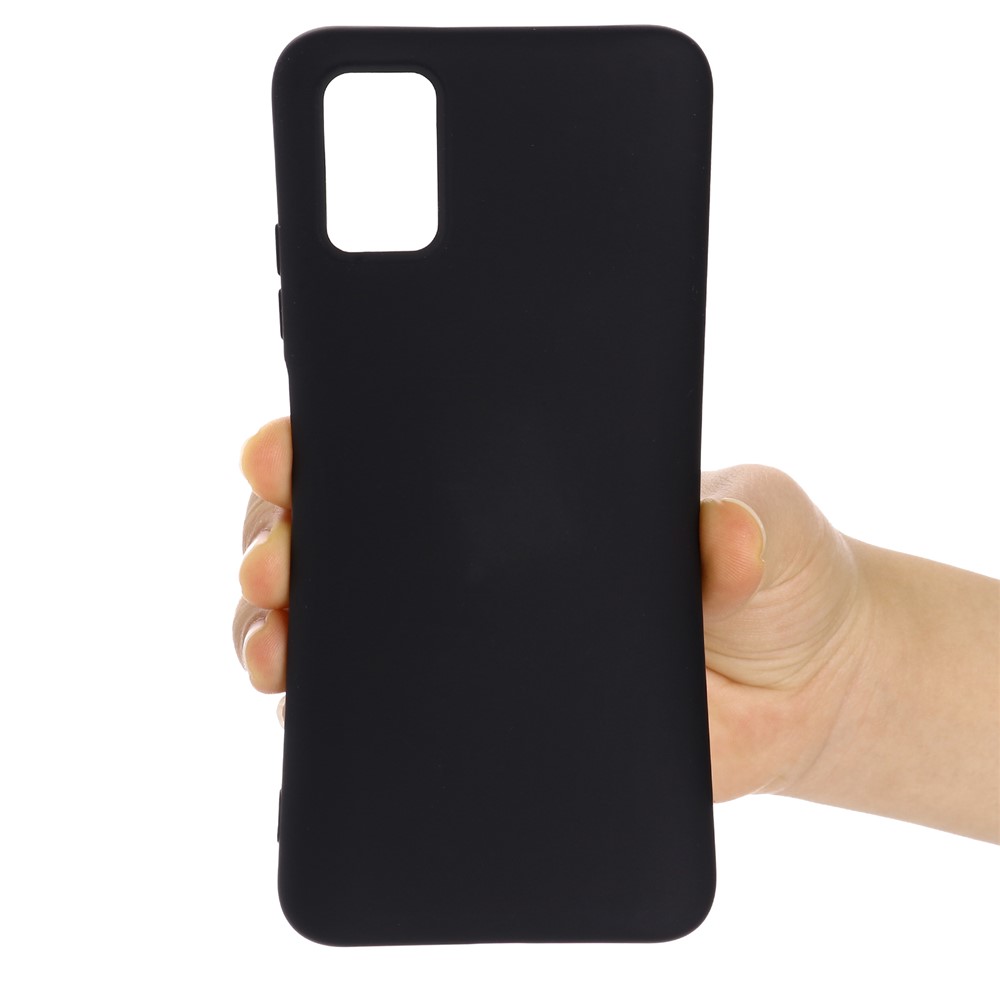 Shockproof Soft Liquid Silicone Cover Case for Xiaomi Poco M3 - Black-5