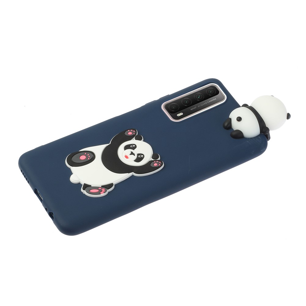 3D Animal Pattern TPU Gel Cover for Xiaomi Mi 10T 5G/10T Pro 5G/Redmi K30S Protective Case - Panda-3