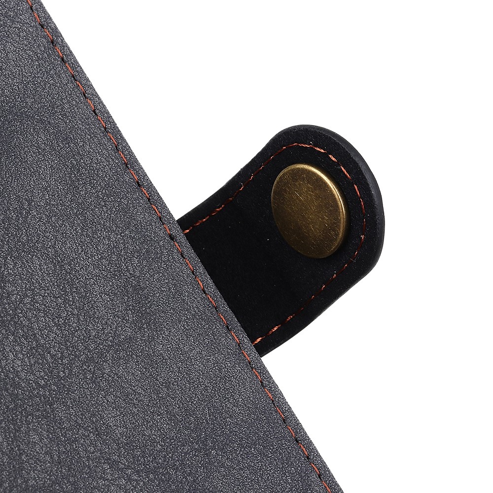 KHAZHEN Vantage Textured Wallet Phone Case for Xiaomi Mi 11 Cover - Black-6