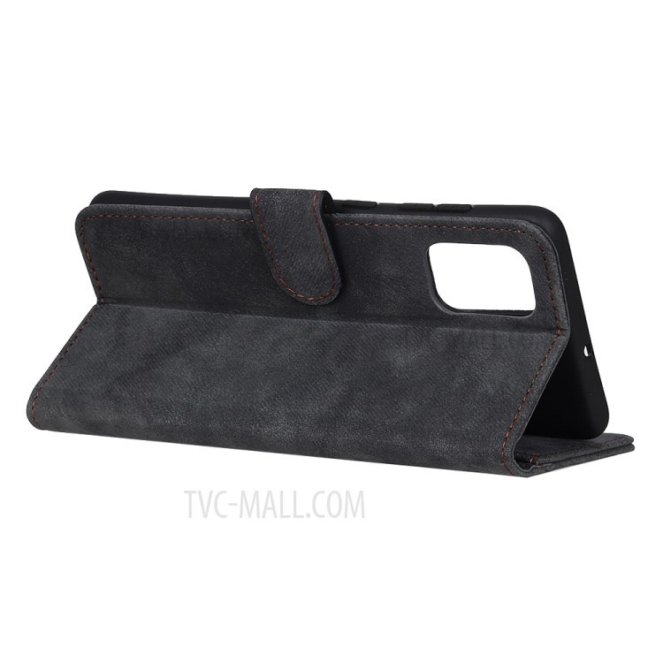 For Xiaomi Mi 11 Magnetic Closure PU Leather Wallet Stand Cover Case - Black-4
