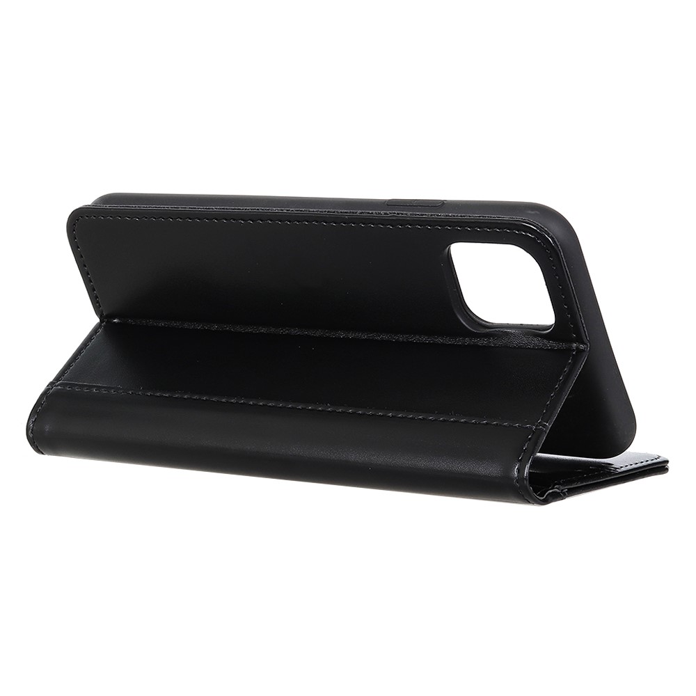 Wallet Design Auto Absorption Split Leather Phone Stand Case for Xiaomi Mi 11 - Black-8