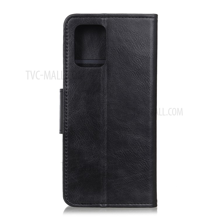 Crazy Horse Texture Magnet Clasp PU Leather Wallet Stand Cover for Xiaomi Mi 11 - Black-6