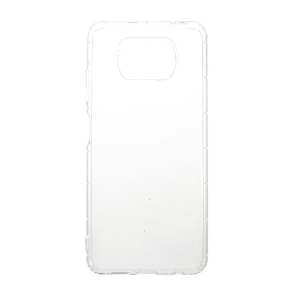 Clear TPU Phone Cover for Xiaomi Poco X3 Shock Absorption Case-1