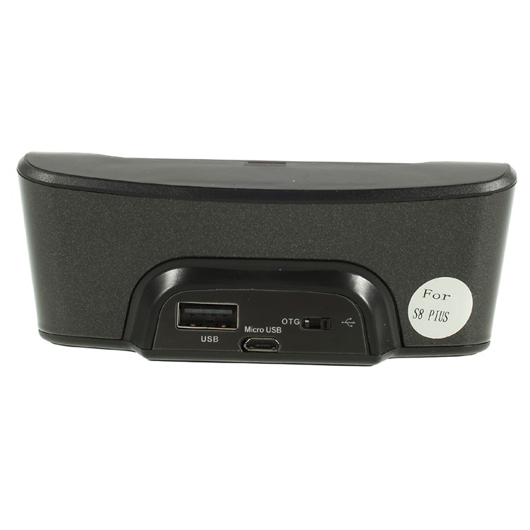 Desktop Data Sync OTG Dock Cradle Charger for Samsung Galaxy S8 Plus G955 - Black-2
