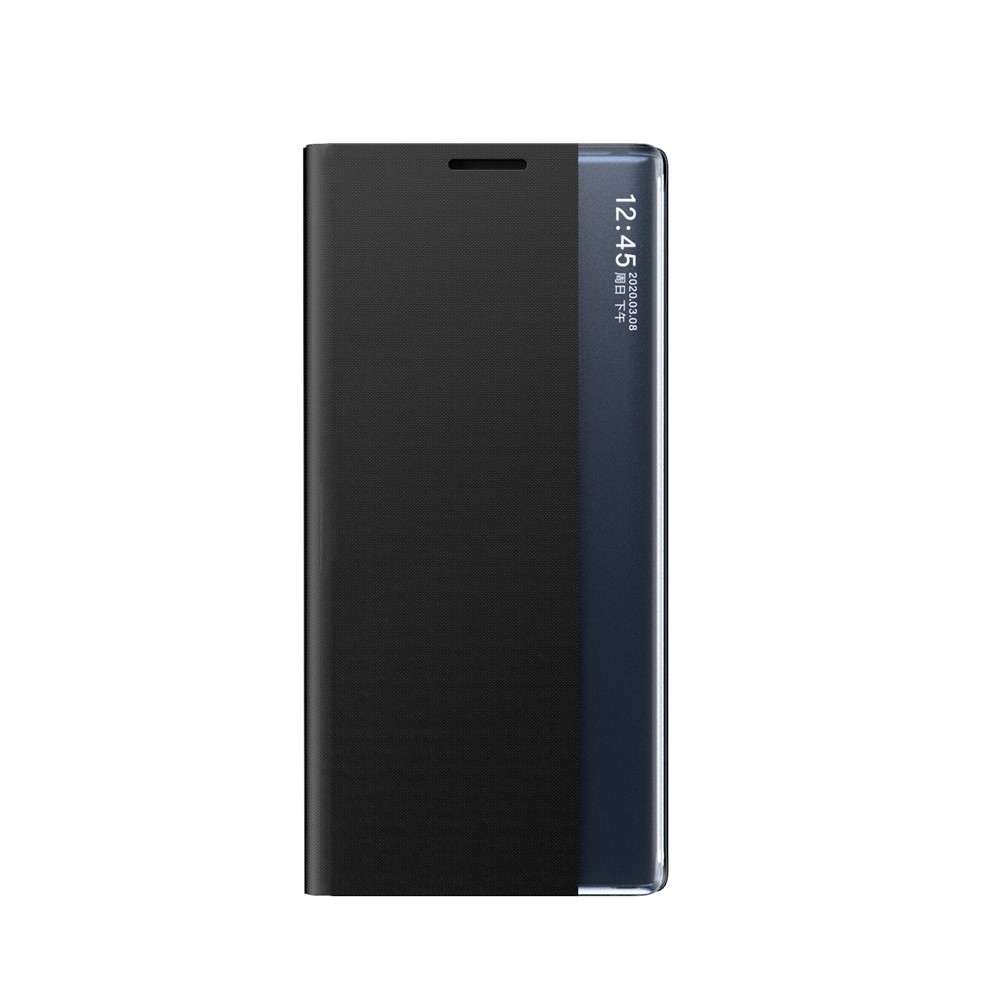 View Window Auto-absorbed Leather Stand for Xiaomi Mi 11 Protector Case - Black-2