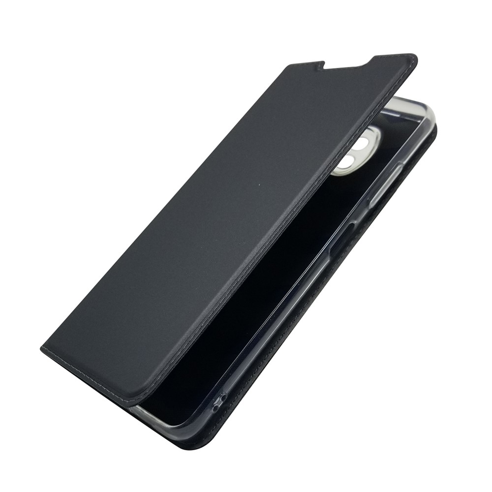Magnetic Closure PU Leather Stand Cell Phone Case for Xiaomi Poco X3 NFC - Black-9