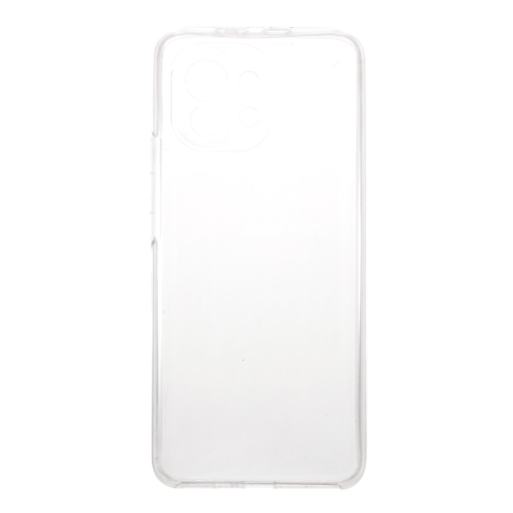 Hybrid PET + TPU + Acrylic Clear Full Coverage Protective Shell for Xiaomi Mi 11-3
