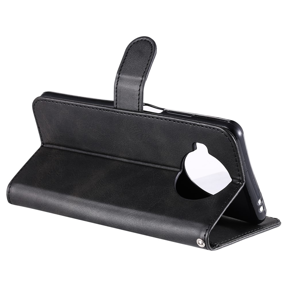 Zipper Pocket Wallet Cover Leather Stand Case for Xiaomi Mi 10T Lite 5G/10i 5G/Redmi Note 9 Pro 5G - Black-7