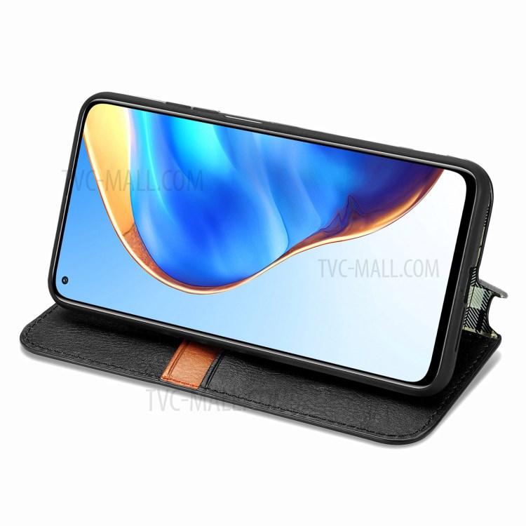 Auto-Absorbed Rhombus Imprinting Decor Full Coverage Leather Phone Cover Case for Xiaomi Mi 10T 5G/Mi 10T Pro 5G/Redmi K30S - Black-7