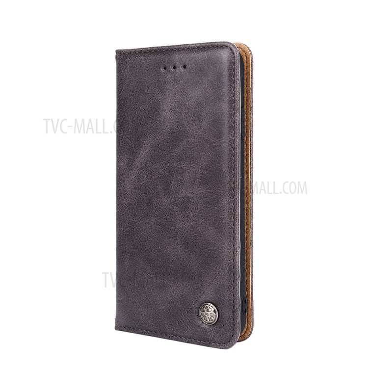 Retro Style Stand Wallet Leather Phone Protective Case for Xiaomi Mi 10T 5G/10T Pro 5G/Redmi K30S - Grey-5