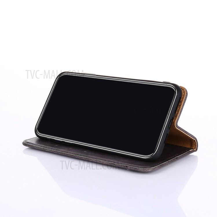 Retro Style Stand Wallet Leather Phone Protective Case for Xiaomi Mi 10T 5G/10T Pro 5G/Redmi K30S - Grey-7