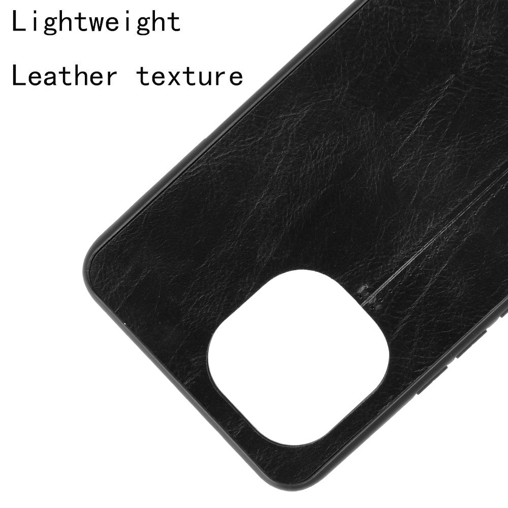 PU Leather Coated PC + TPU Mobile Phone Case for Xiaomi Mi 11 Protective Shell - Black-4