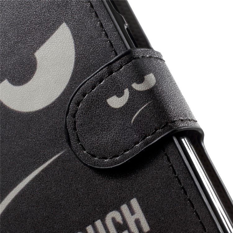 Patterned Wallet Leather Stand Protector Case for Xiaomi Redmi Note 4X - Do not Touch My Phone-6