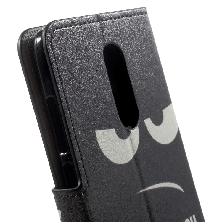 Patterned Wallet Leather Stand Protector Case for Xiaomi Redmi Note 4X - Do not Touch My Phone-7