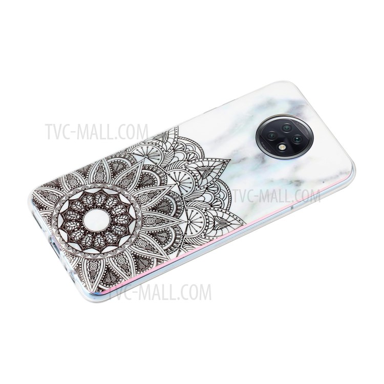 Anti-Scratch IMD Marble Pattern Printing Flexible TPU Back Cover with for Xiaomi Redmi Note 9T 5G/Redmi Note 9 5G - Mandala-4
