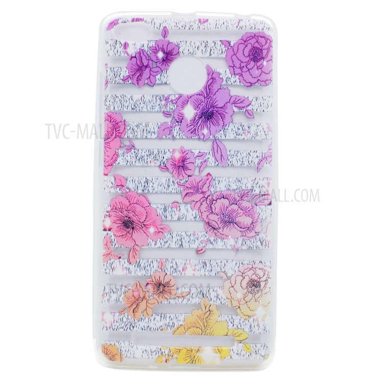 Pattern Printing TPU Case for Xiaomi Redmi 4X - Flowers Pattern-1