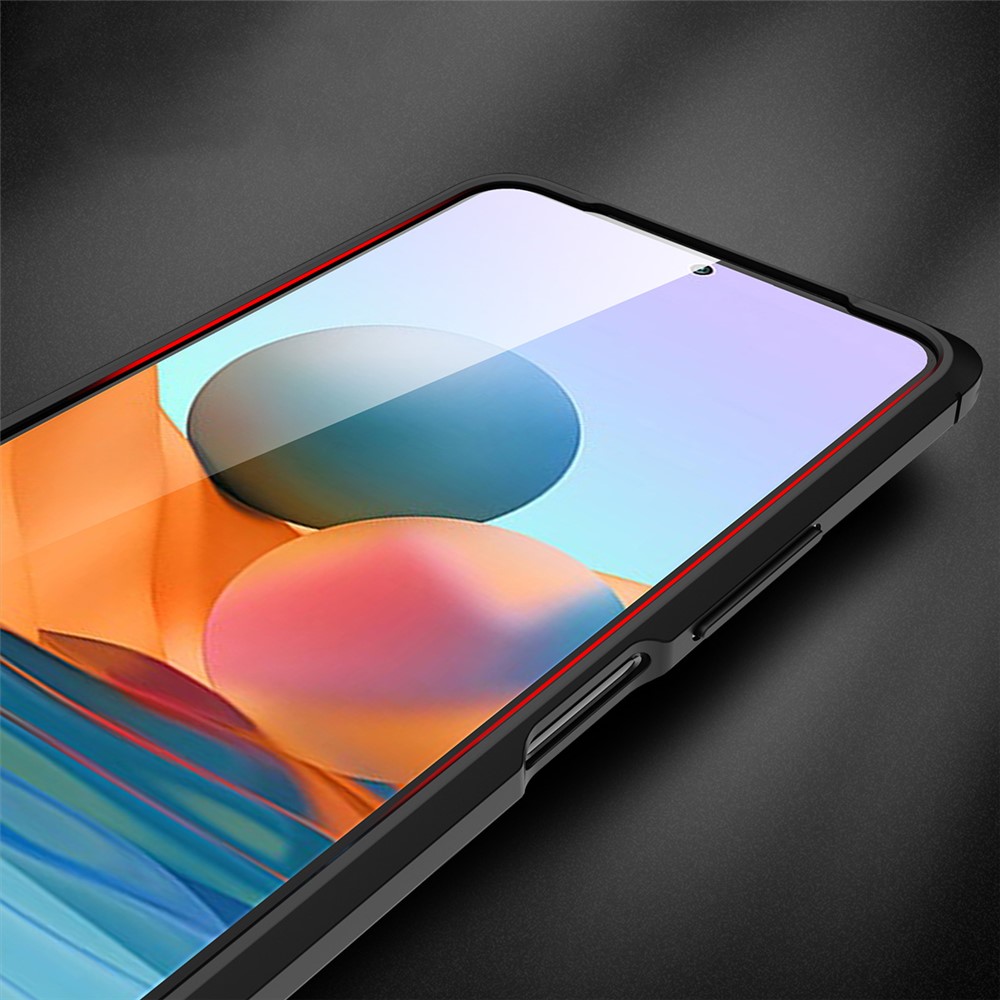 Litchi Grain Soft TPU Protector Mobile Phone Cover Case for Xiaomi Redmi Note 10 Pro - Black-7