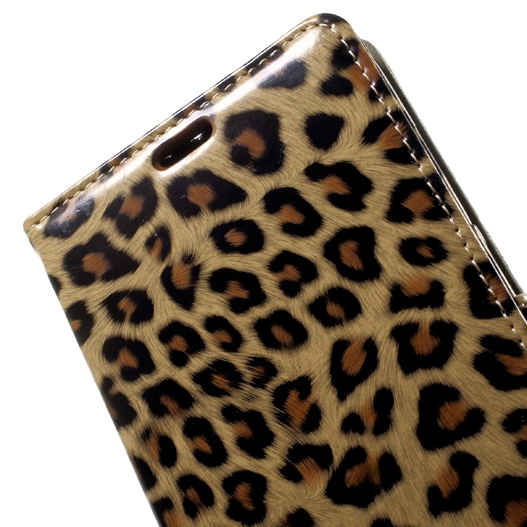 Leopard Pattern Wallet Leather Flip Stand Mobile Phone Case for Xiaomi Mi 6 Plus-7