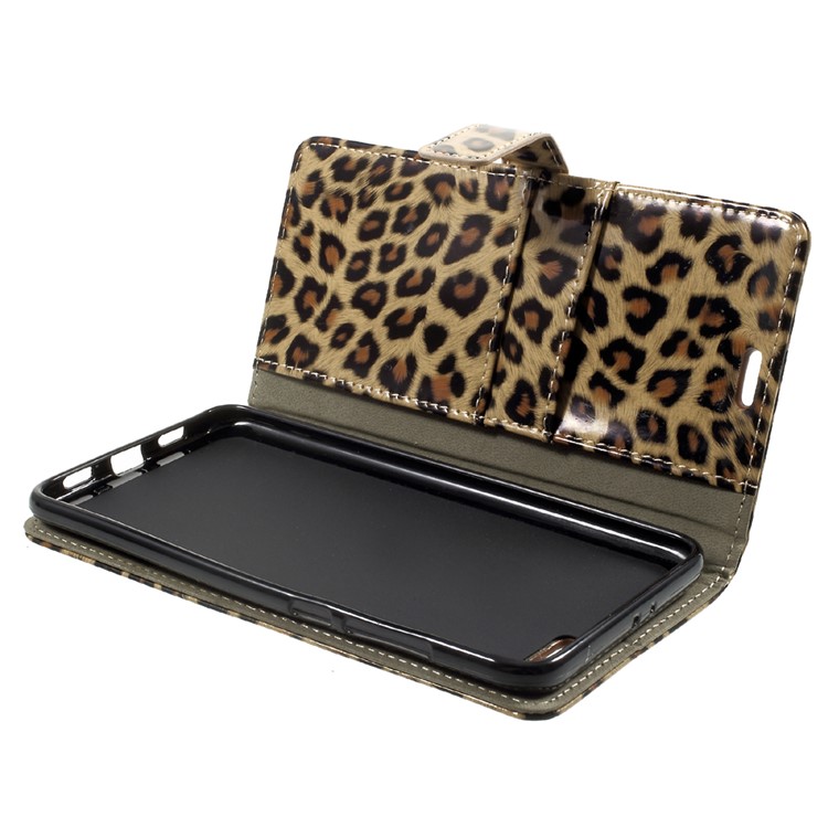 Leopard Pattern Wallet Leather Flip Stand Mobile Phone Case for Xiaomi Mi 6 Plus-9