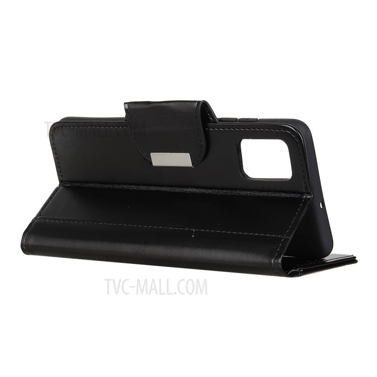 Stand Design PU Leather Wallet Phone Protective Case for Xiaomi Redmi K40/K40 Pro - Black-3