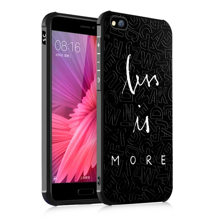 Four Corners Air-cushioning Shockproof Case (TPU) for Xiaomi Mi 5c - Less Is More-1