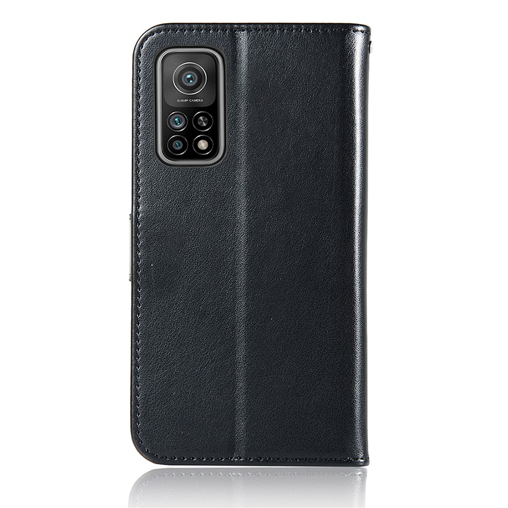 Dream Catcher and Owl Pattern Imprinting Design Leather Wallet Cell Phone Case for Xiaomi Mi 10T 5G/Mi 10T Pro 5G/Redmi K30S - Black-2
