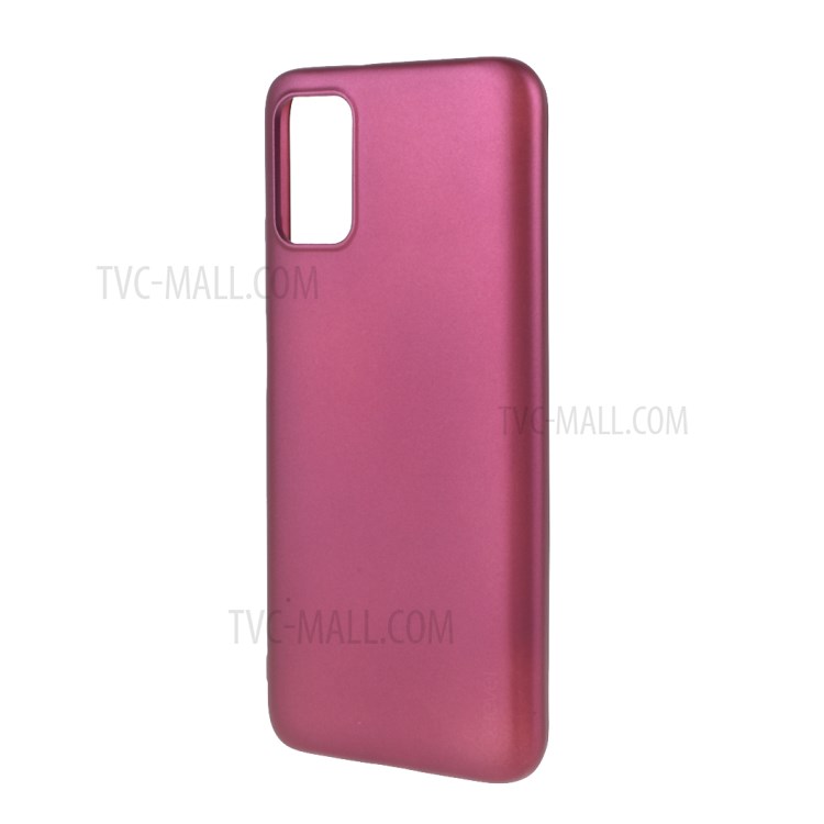 Quality Frosted TPU Phone Cover for Xiaomi Poco M3 - Wine Red-2